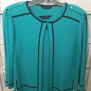 Ming Wang 1x tank and novelty jacket